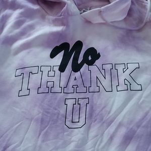 No Thank you hoodie